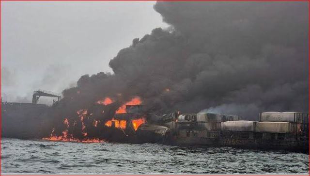 North Sea Tragedy: Jet Fuel and Hazardous Chemicals Spill After Ship ...